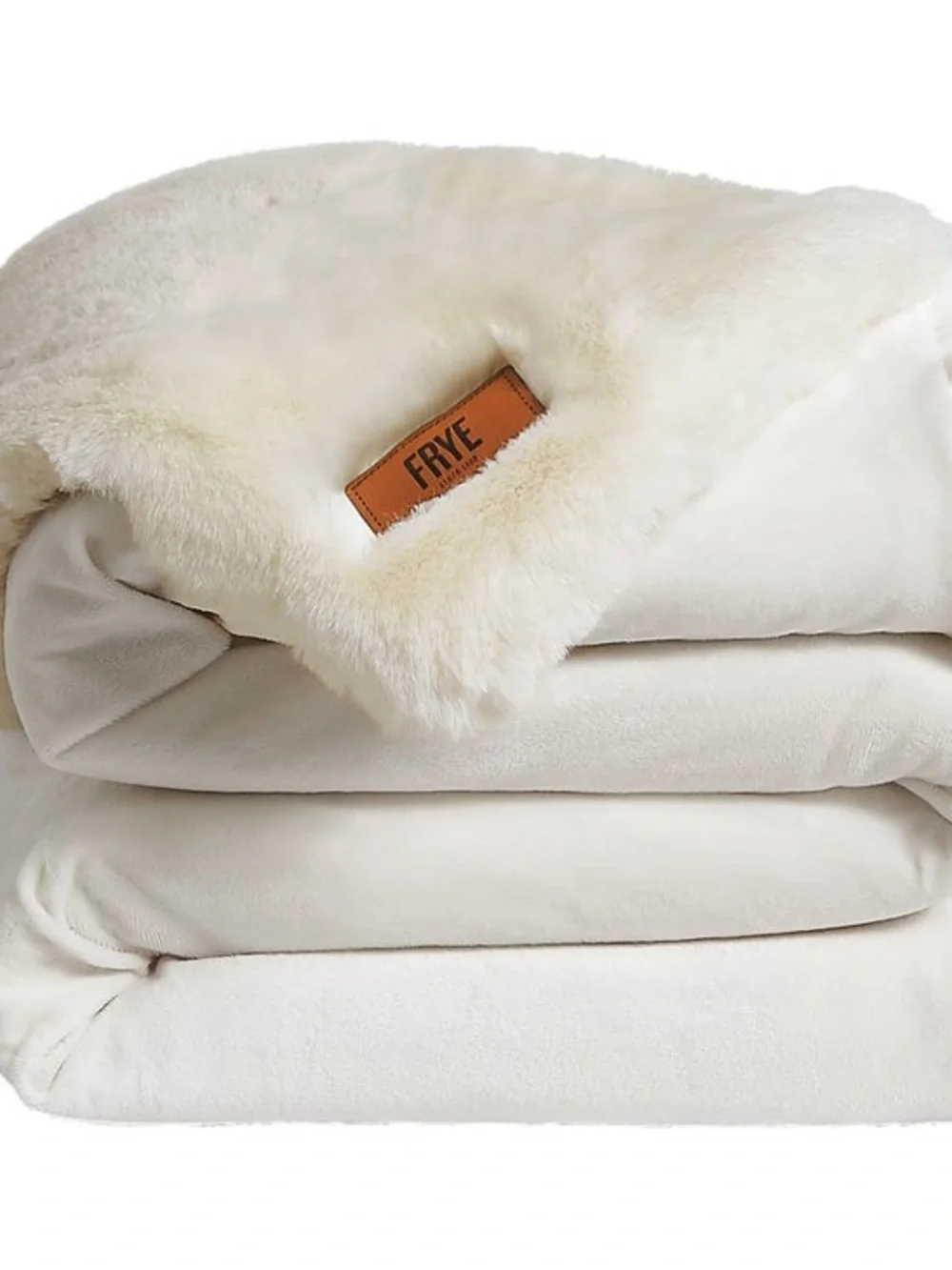 FRYE Luxe Faux Fur Throw